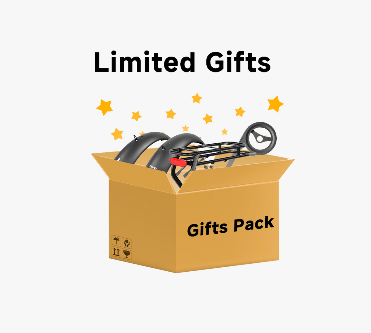 Gifts Pack（Includs – Rear Rack, Fender & Chainguard!）